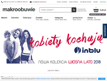 Tablet Screenshot of makroobuwie.pl